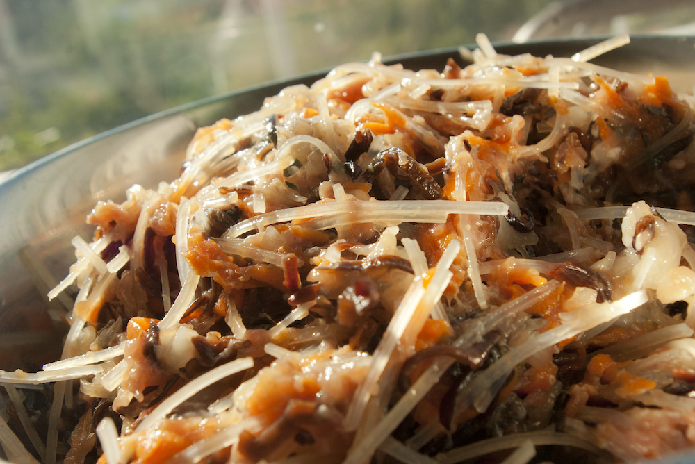 Voici à quoi doit ressembler la préparation de la farce, une fois complétée