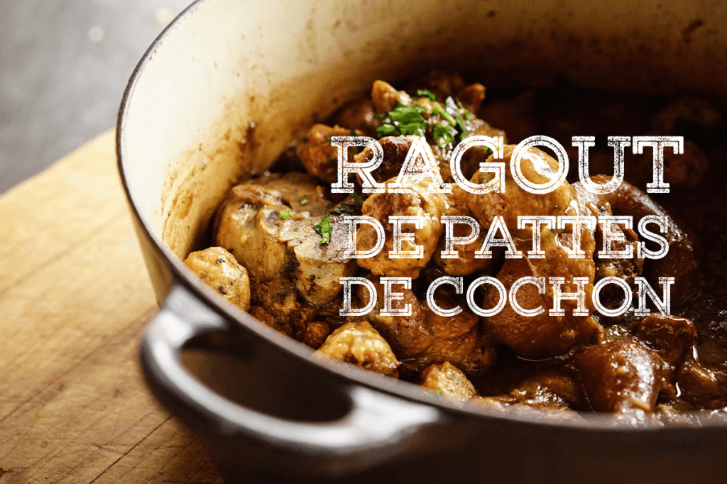 Ragoût de pattes de cochon traditionnel et ses&nbsp;boulettes